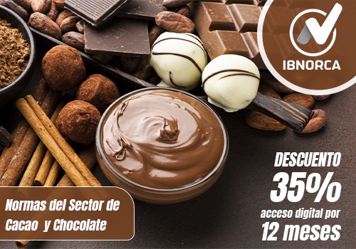 COLECCIÓN DE NORMAS SECTOR CACAO Y CHOCOLATE DEST. 35% ACCESO DIGITAL 12 MESES